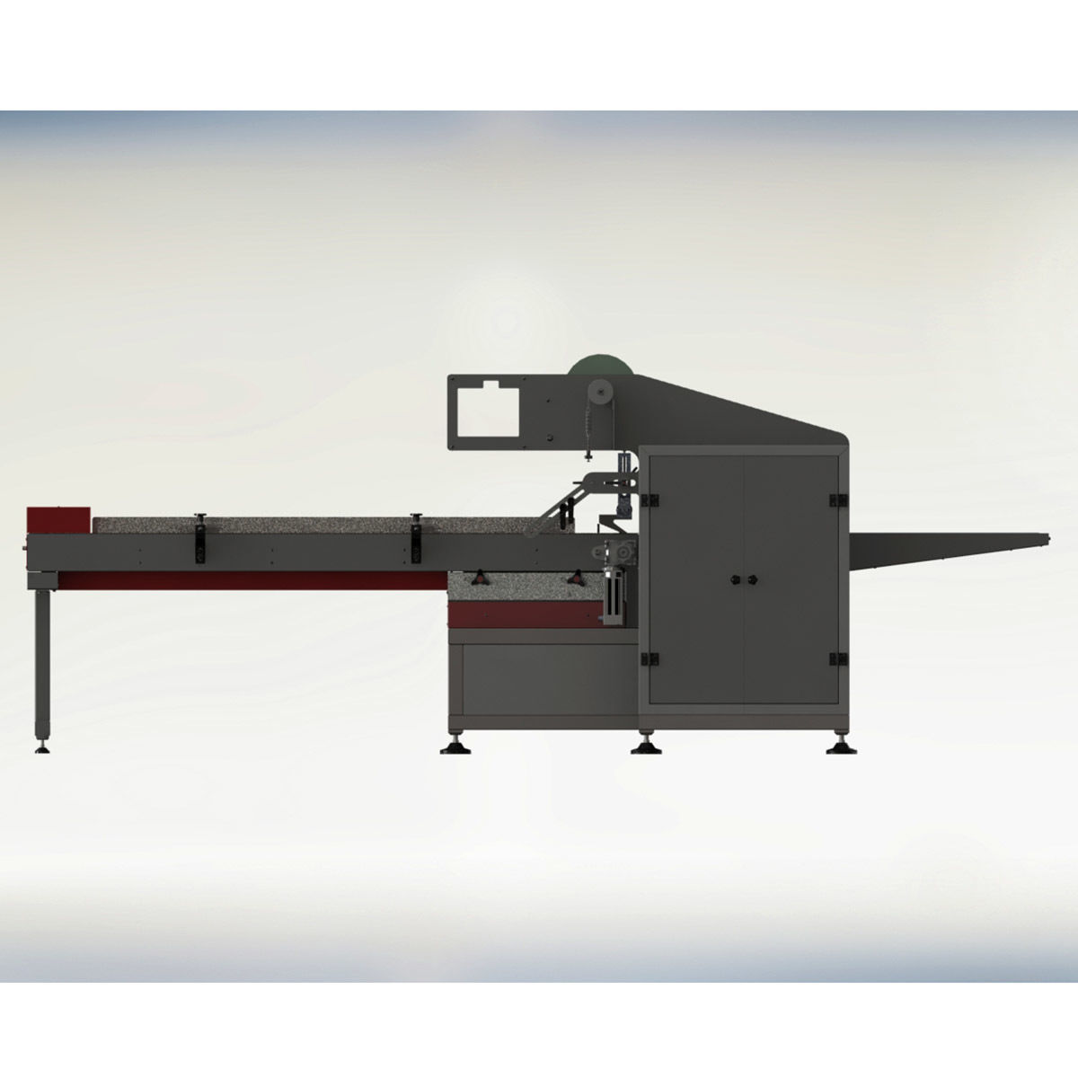 Flow pack packaging machine 3D model_8