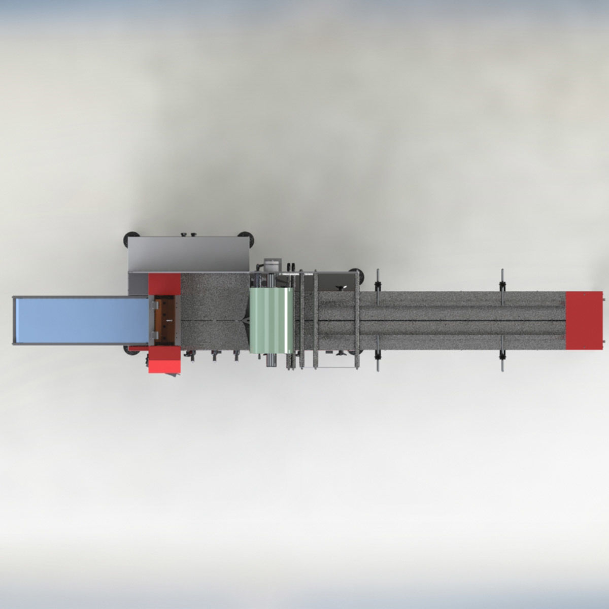 Flow pack packaging machine 3D model_5