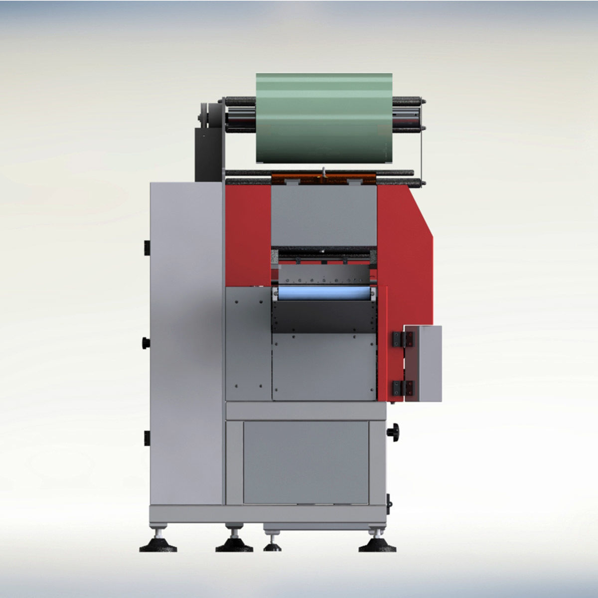 Flow pack packaging machine 3D model_3