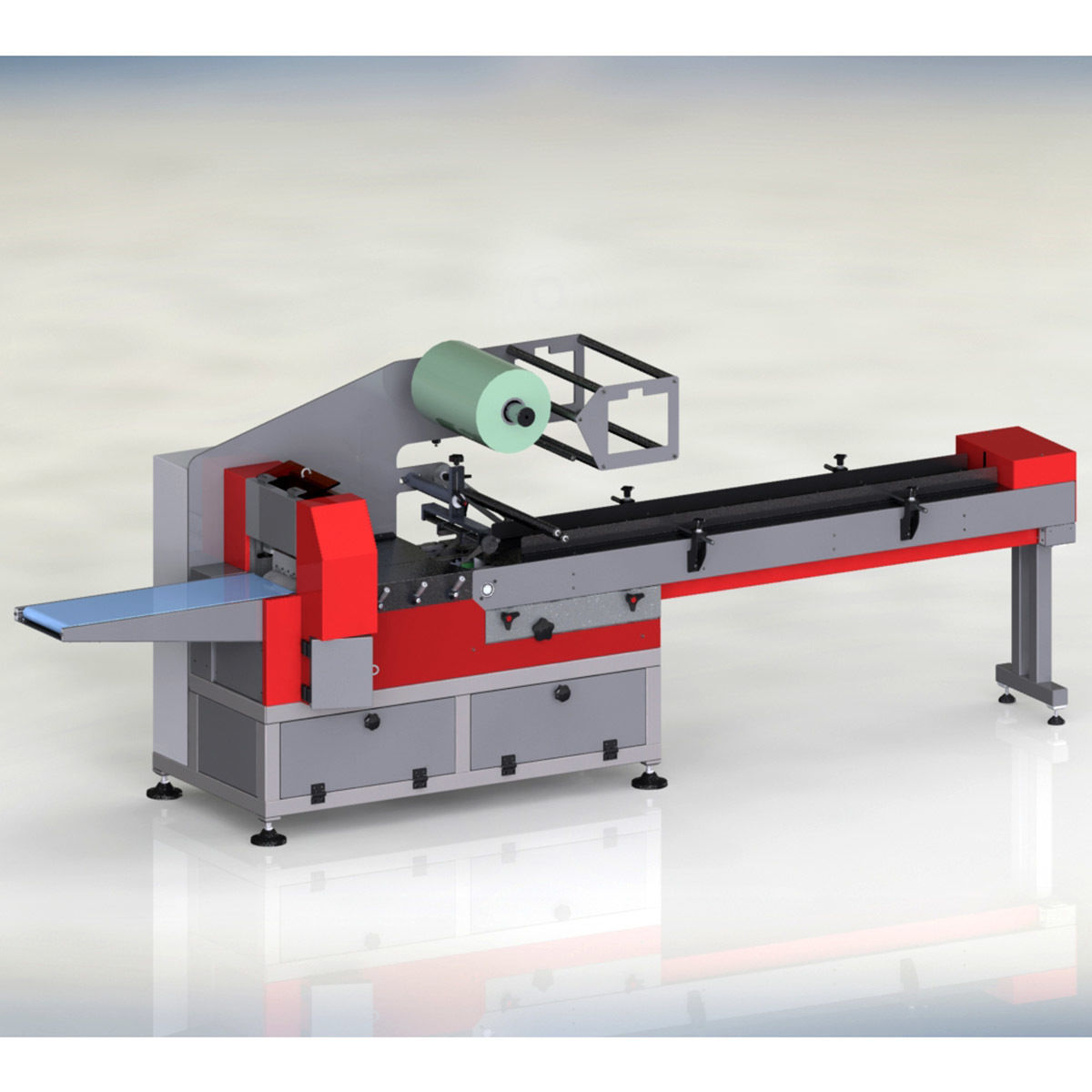 Flow pack packaging machine