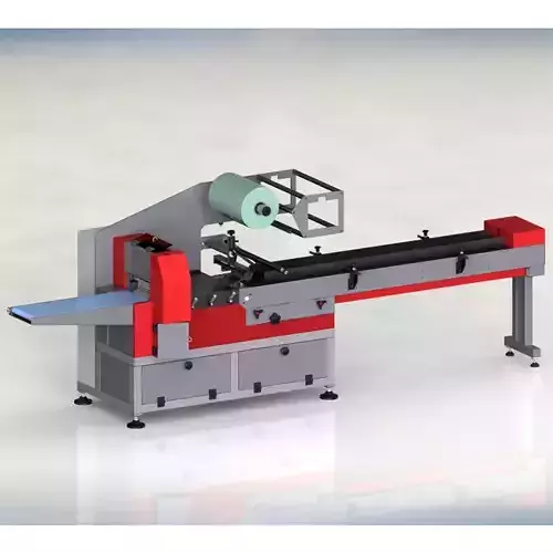Flow pack packaging machine 3D model