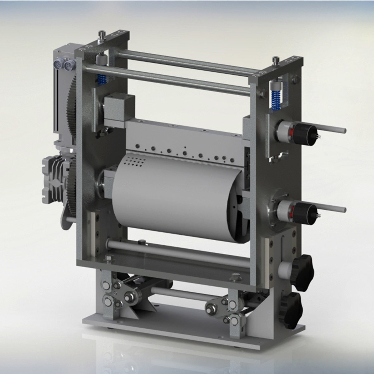 Flow pack packaging machine 3D model_11