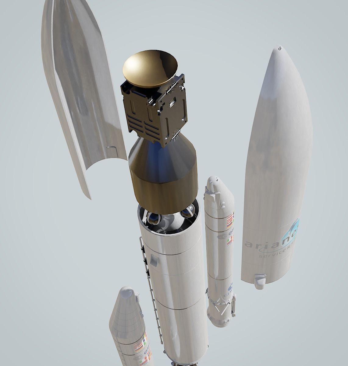 Ariane-5 Launch Pad 3D model_11