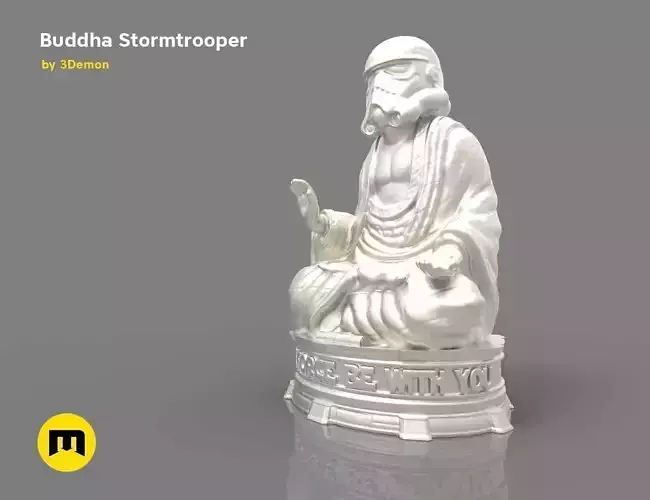 Buddha Stormtrooper  3D print model