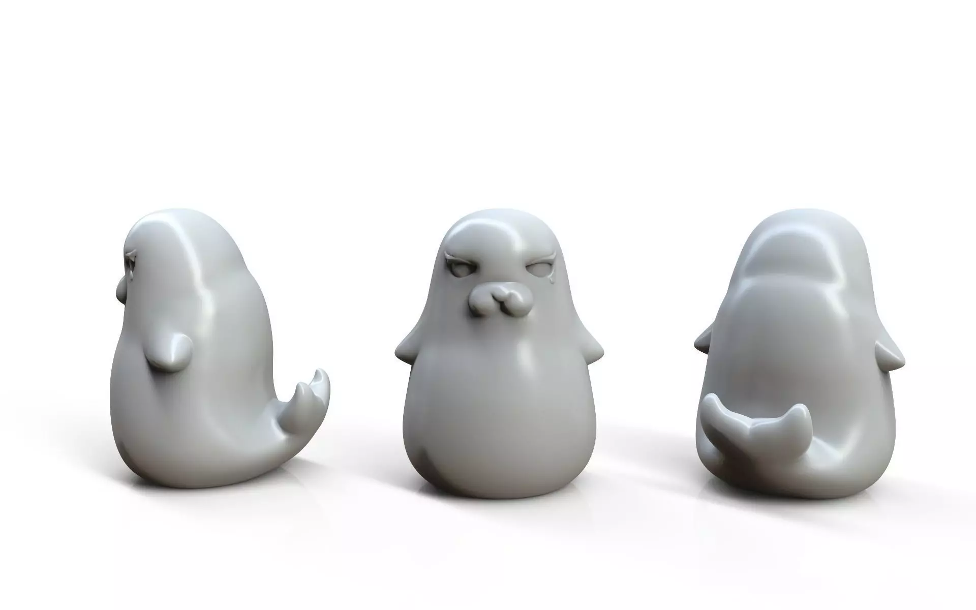 Animal Seals 3D print model_0