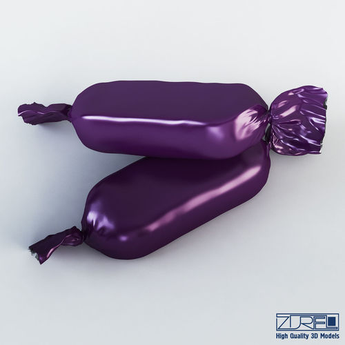 Candy wrapper v 2 3D model