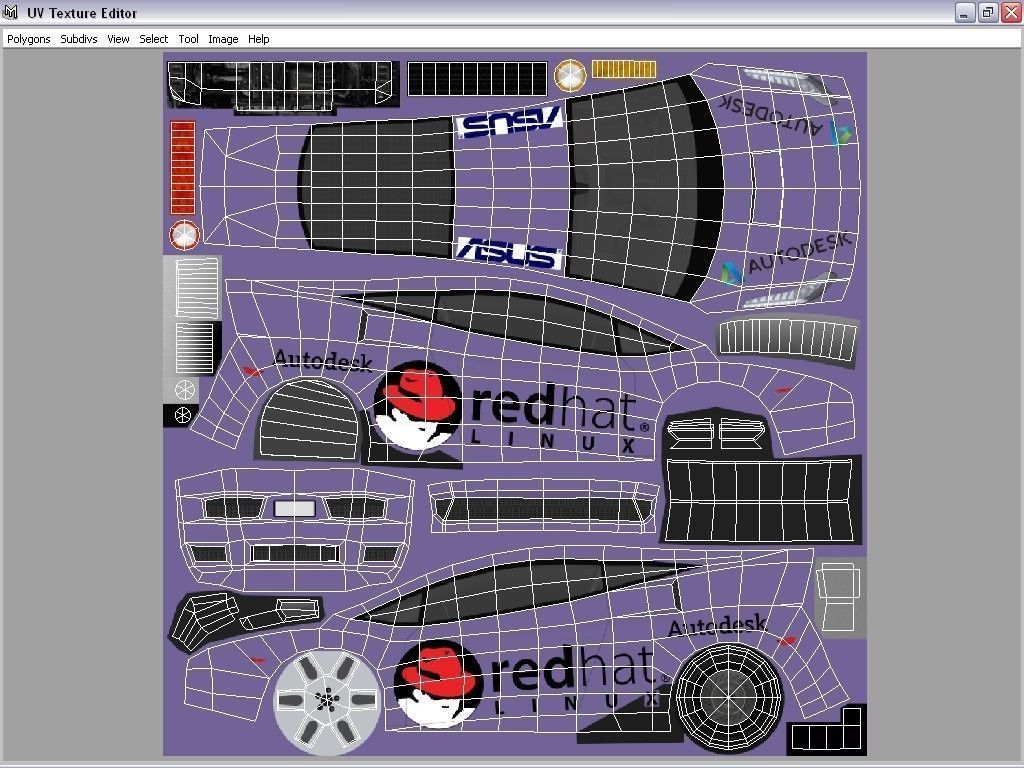 racing car Low-poly 3D model_12