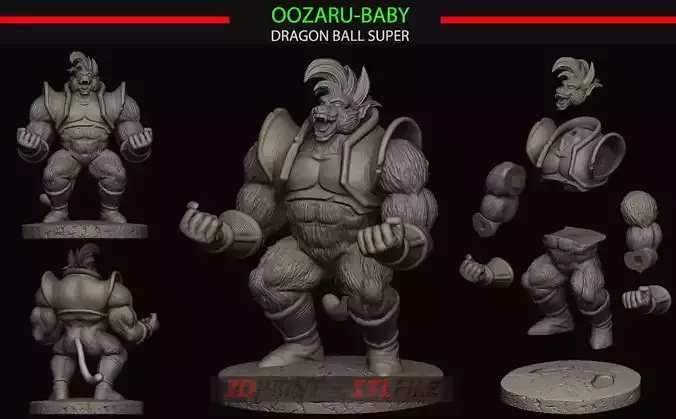 Oozaru - BABY - Dragonball Fighter 3D print model