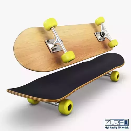 Skateboard v 2 3D model