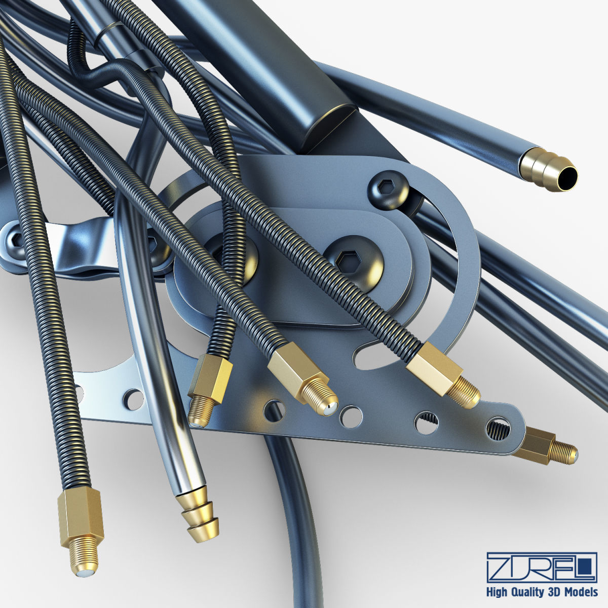 Robotic hand v 2 3D model_25