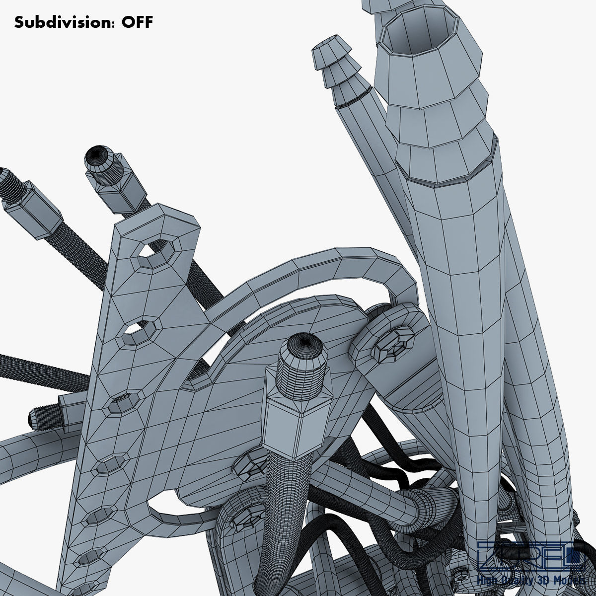 Robotic hand v 2 3D model_59