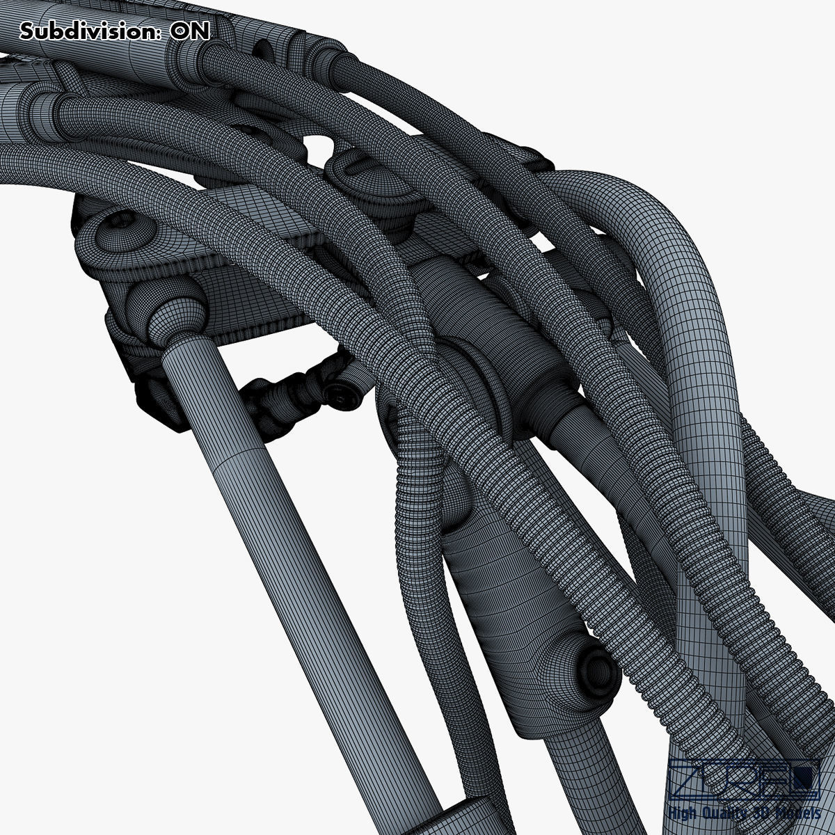 Robotic hand v 2 3D model_54
