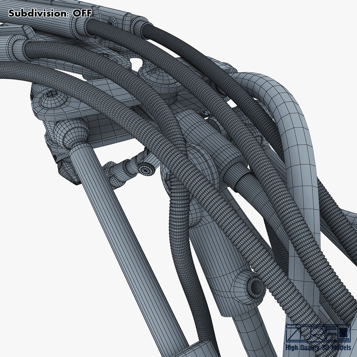 Robotic hand v 2 3D model_55