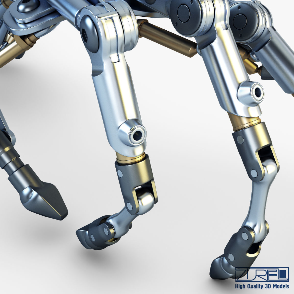 Robotic hand v 2 3D model_20