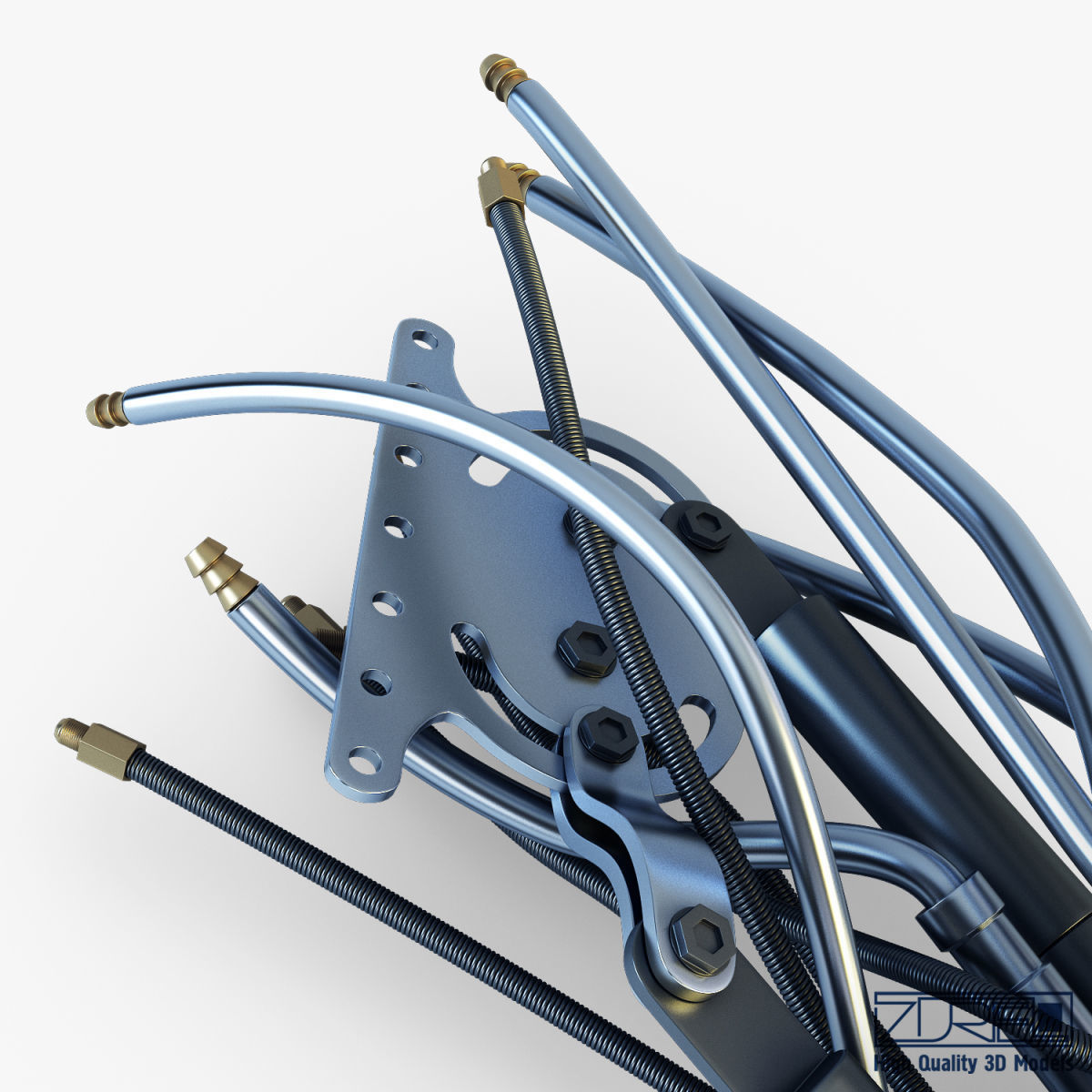 Robotic hand v 2 3D model_27