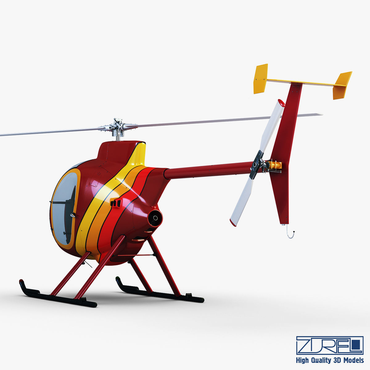 Revolution Mini-500 3D model_4