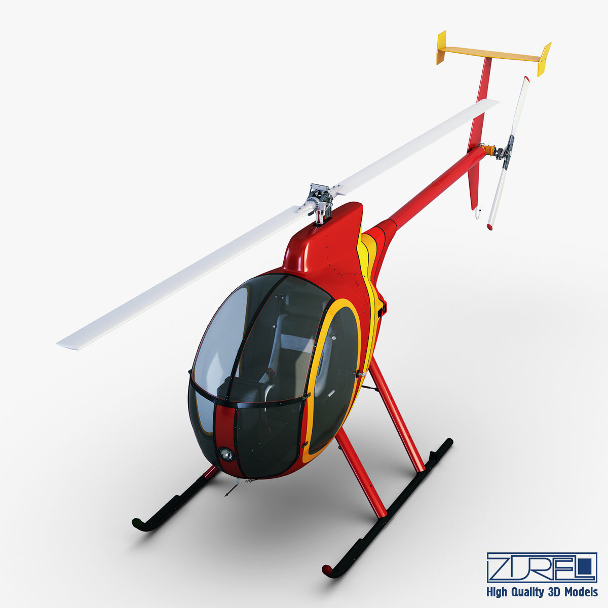 Revolution Mini-500 3D model_2