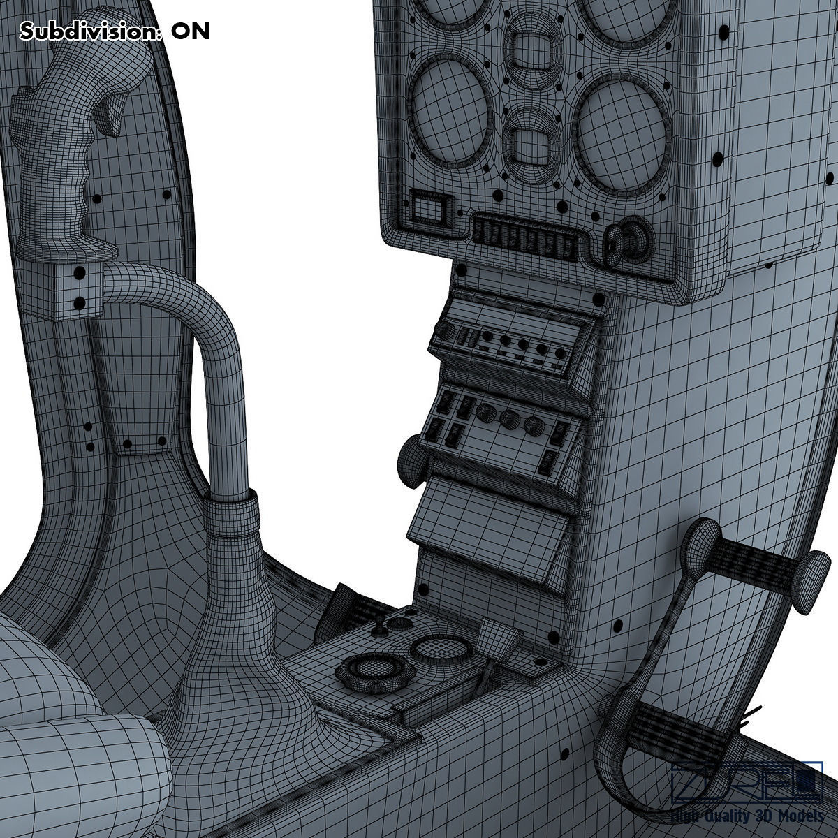 Revolution Mini-500 3D model_50