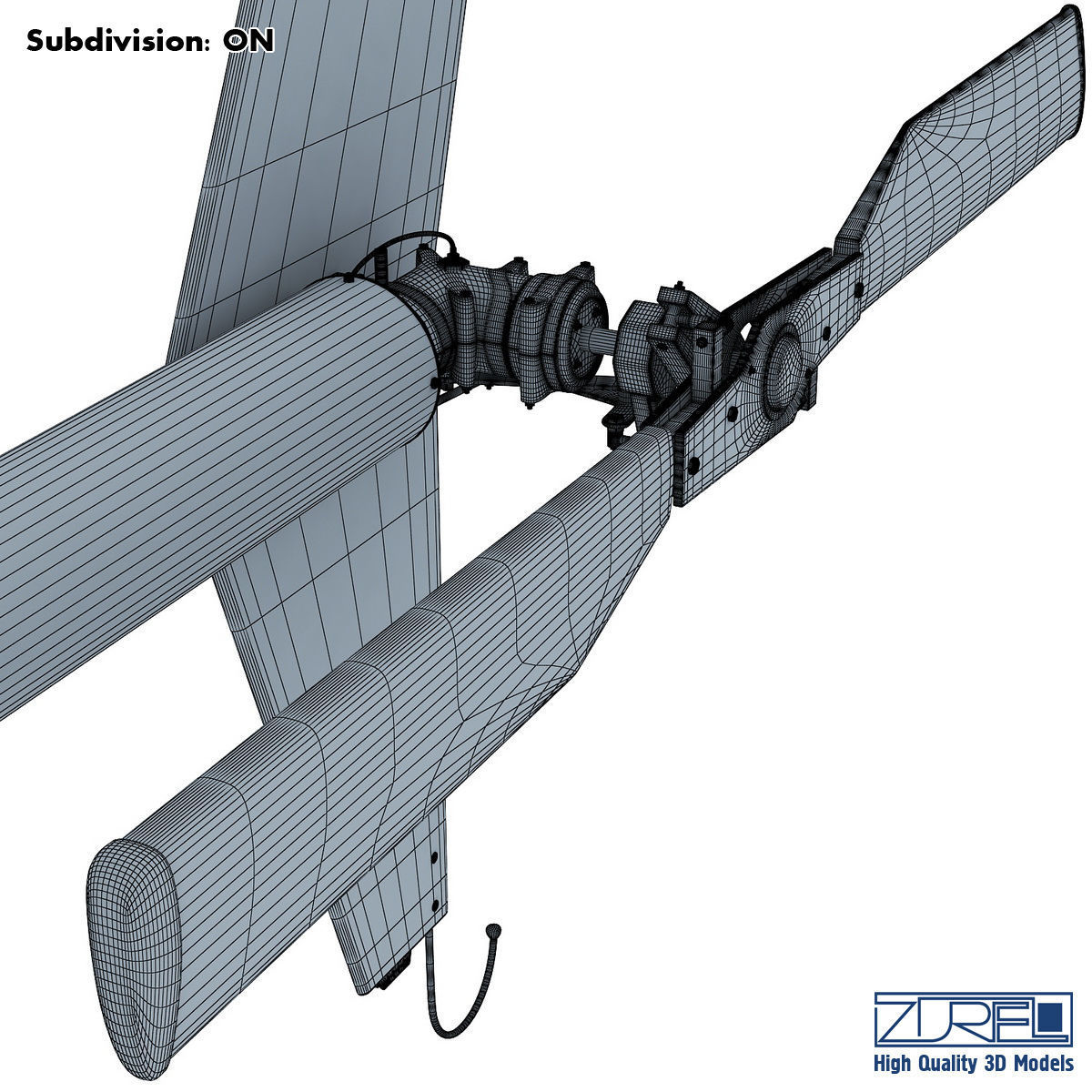 Revolution Mini-500 3D model_60