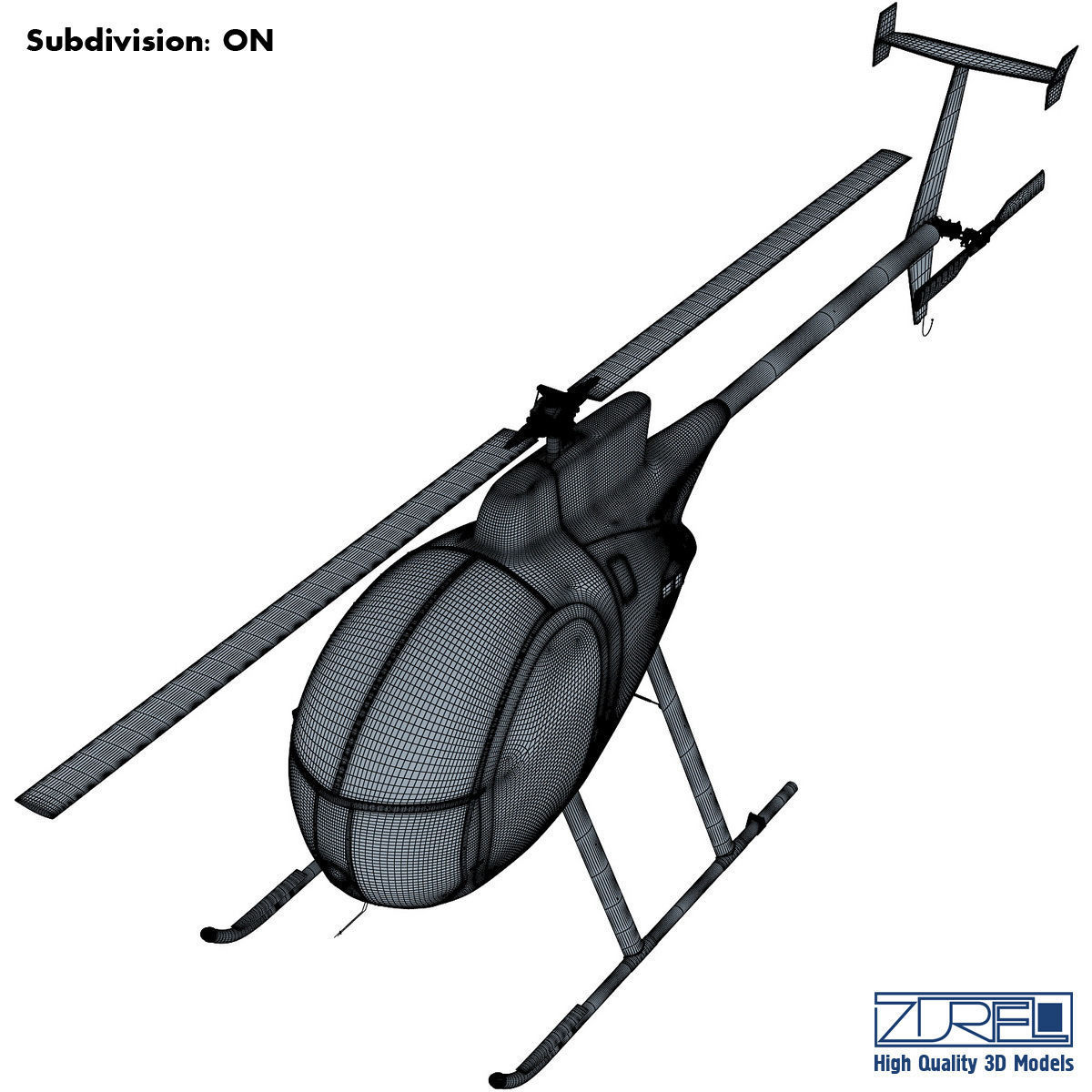 Revolution Mini-500 3D model_32