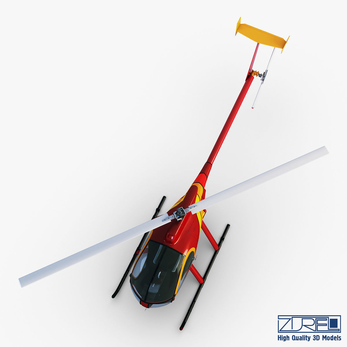 Revolution Mini-500 3D model_9