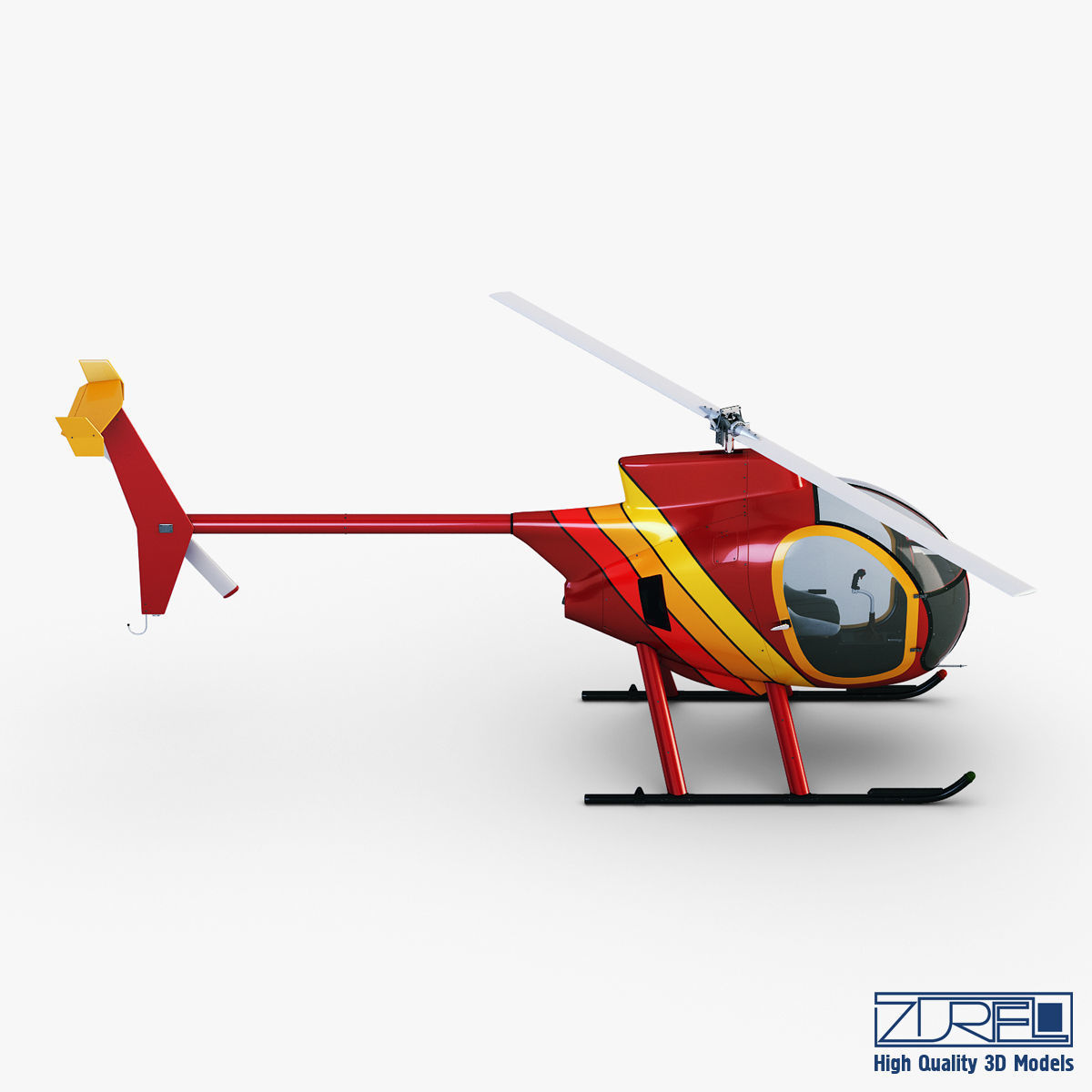 Revolution Mini-500 3D model_11