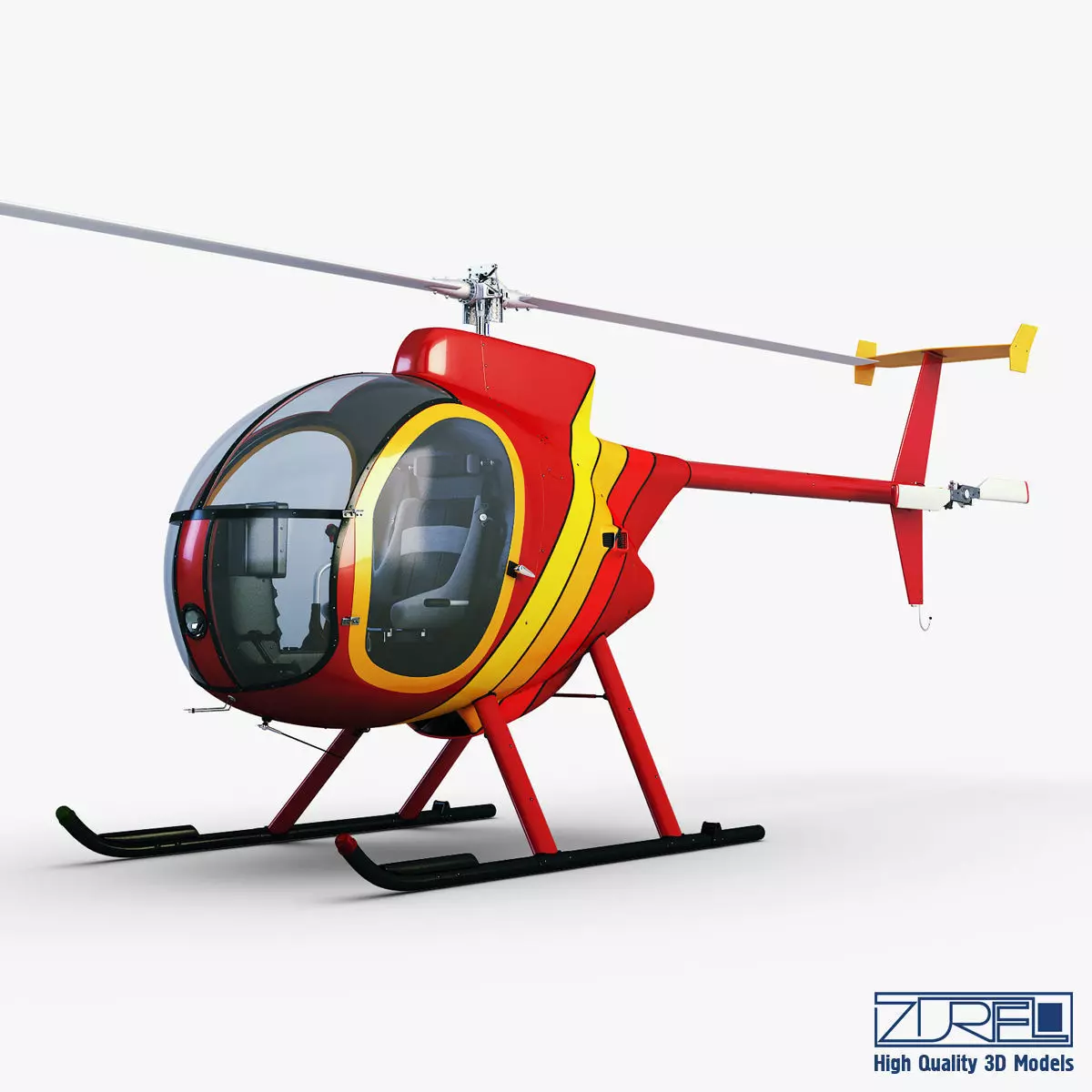 Revolution Mini-500 3D model_0