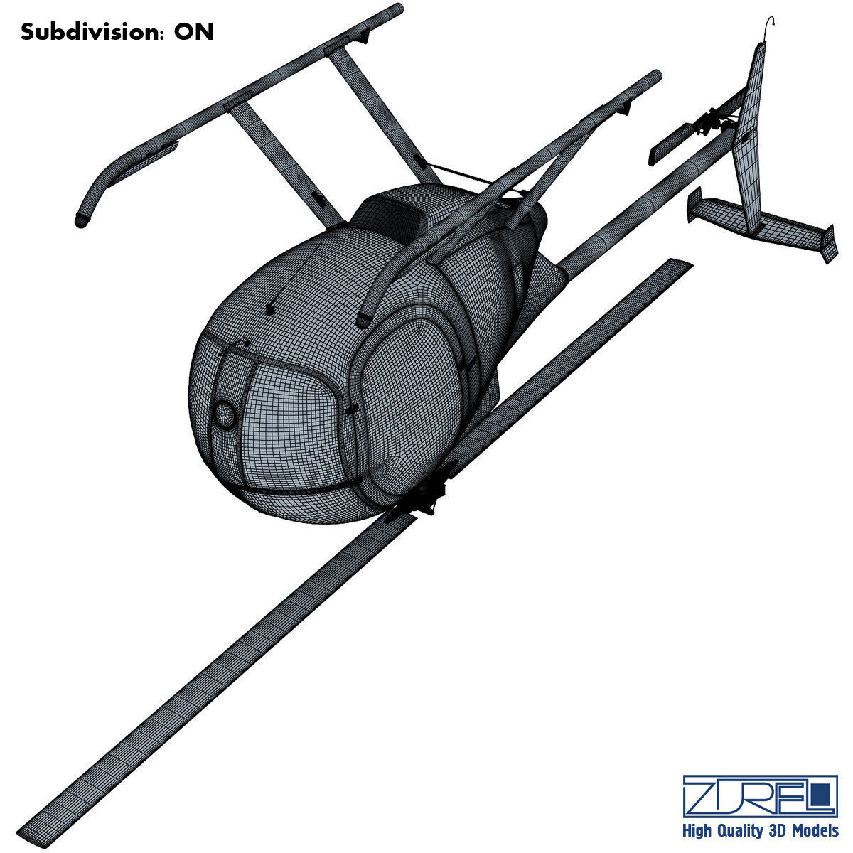 Revolution Mini-500 3D model_34