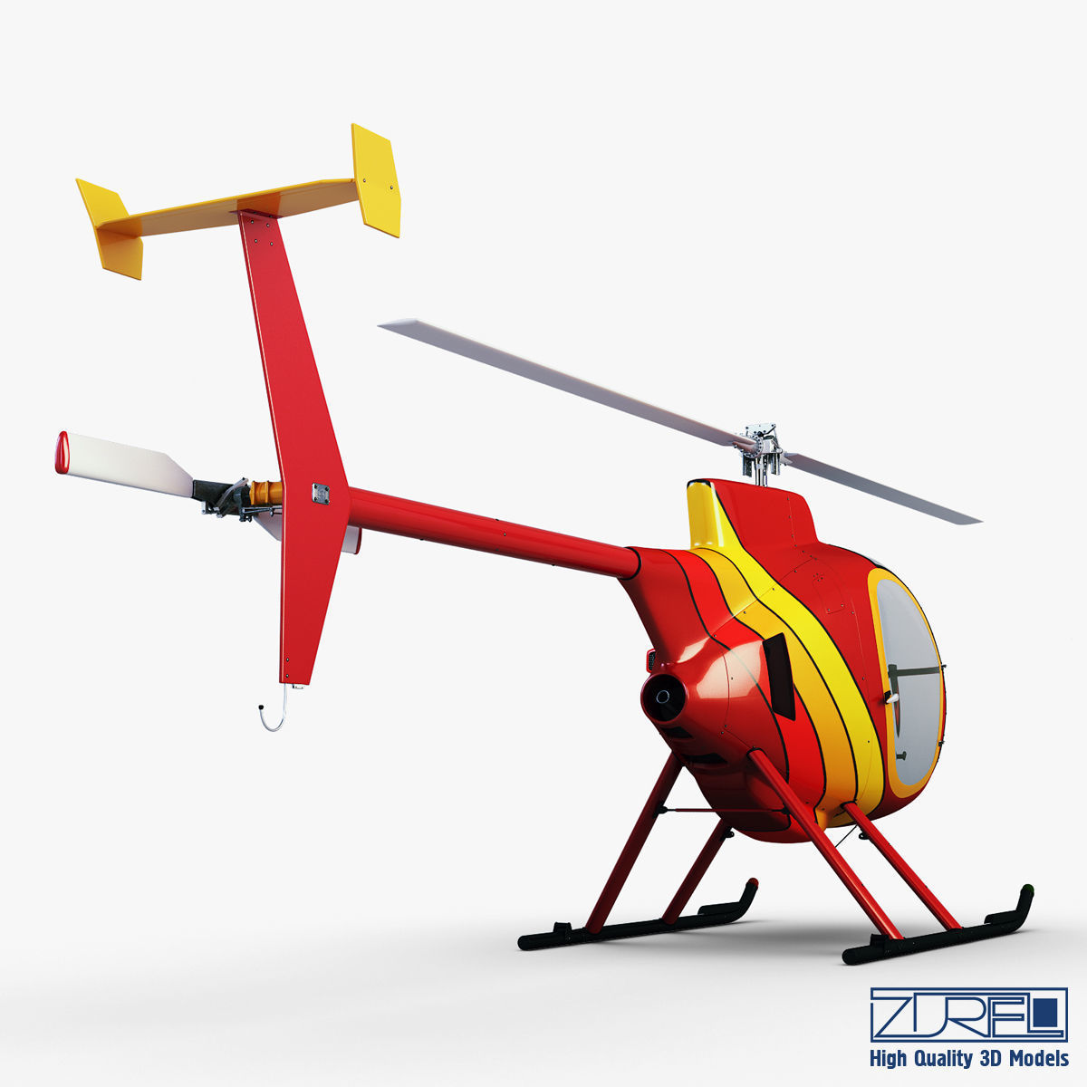Revolution Mini-500 3D model_5