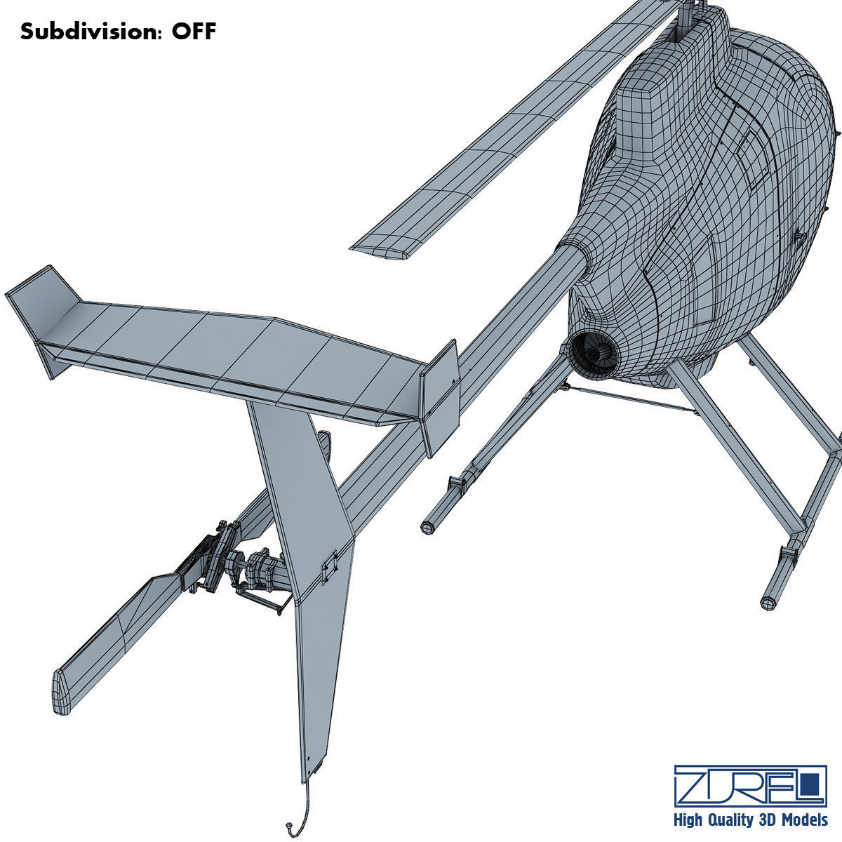 Revolution Mini-500 3D model_39