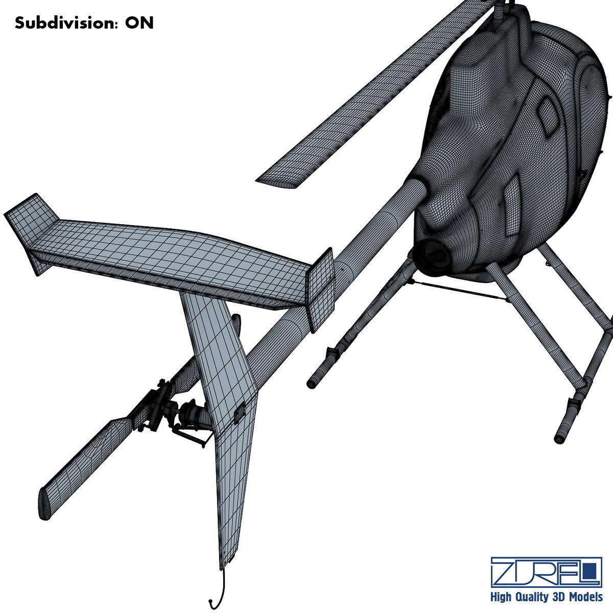 Revolution Mini-500 3D model_38