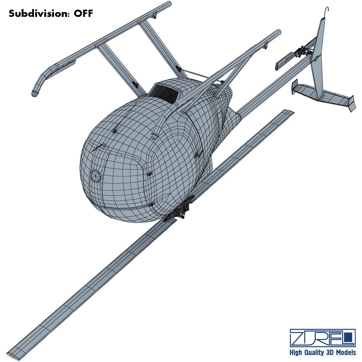 Revolution Mini-500 3D model_35