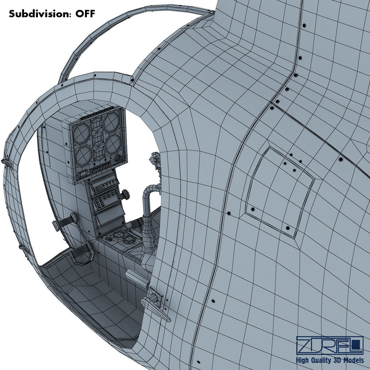 Revolution Mini-500 3D model_47