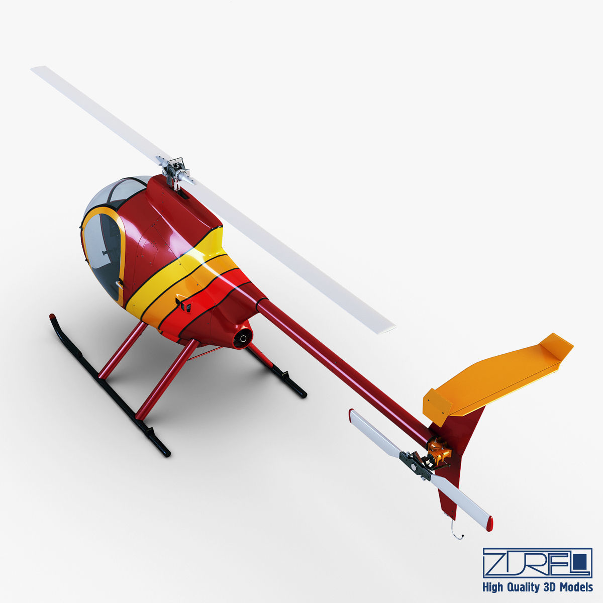Revolution Mini-500 3D model_8