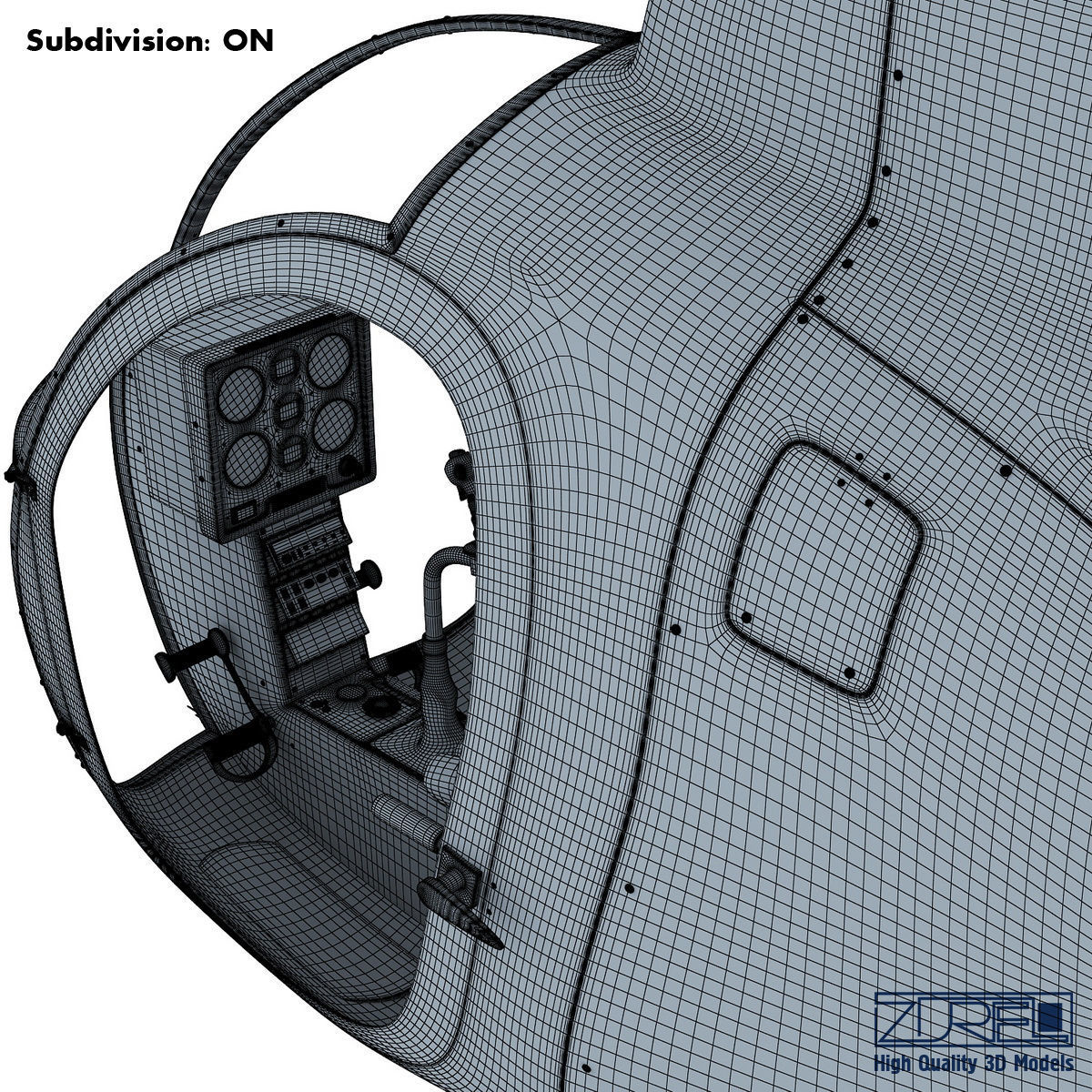 Revolution Mini-500 3D model_46