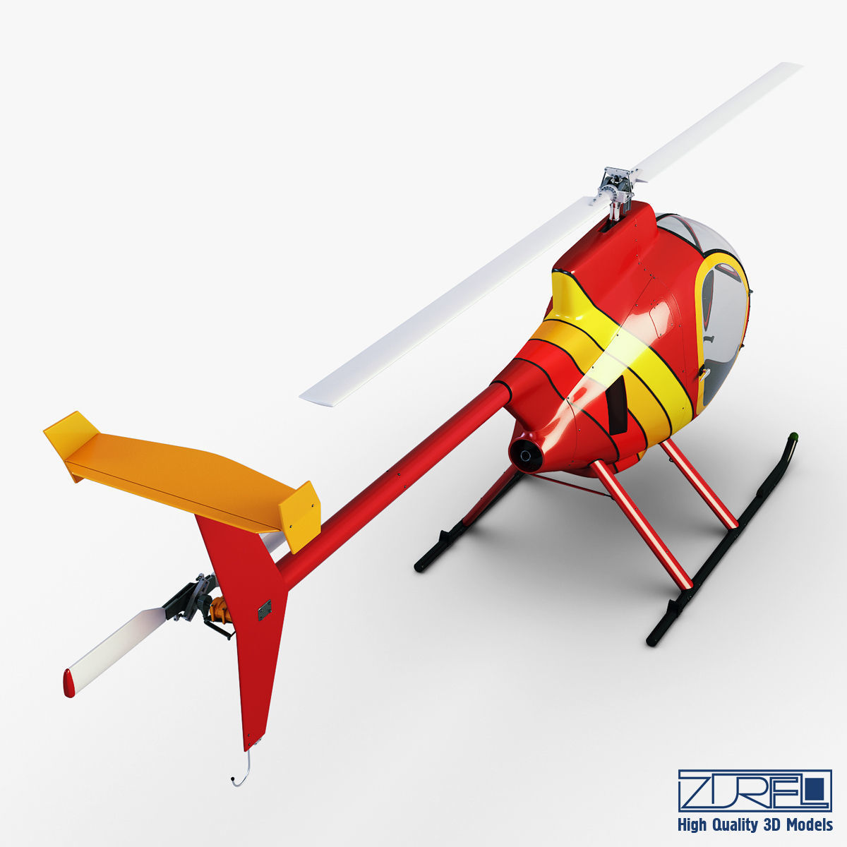 Revolution Mini-500 3D model_7