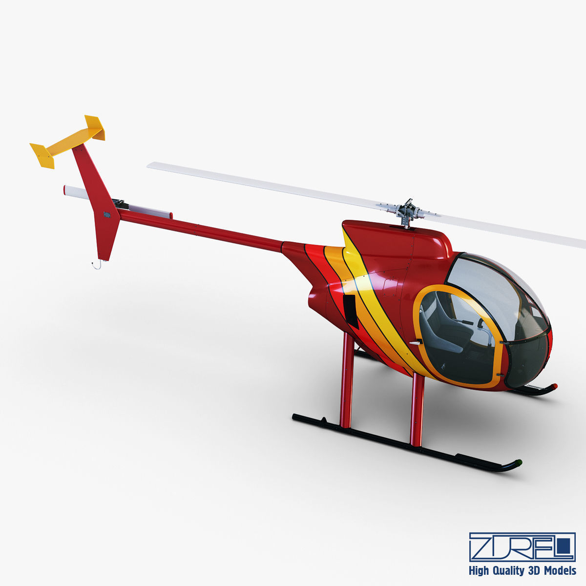 Revolution Mini-500 3D model_12