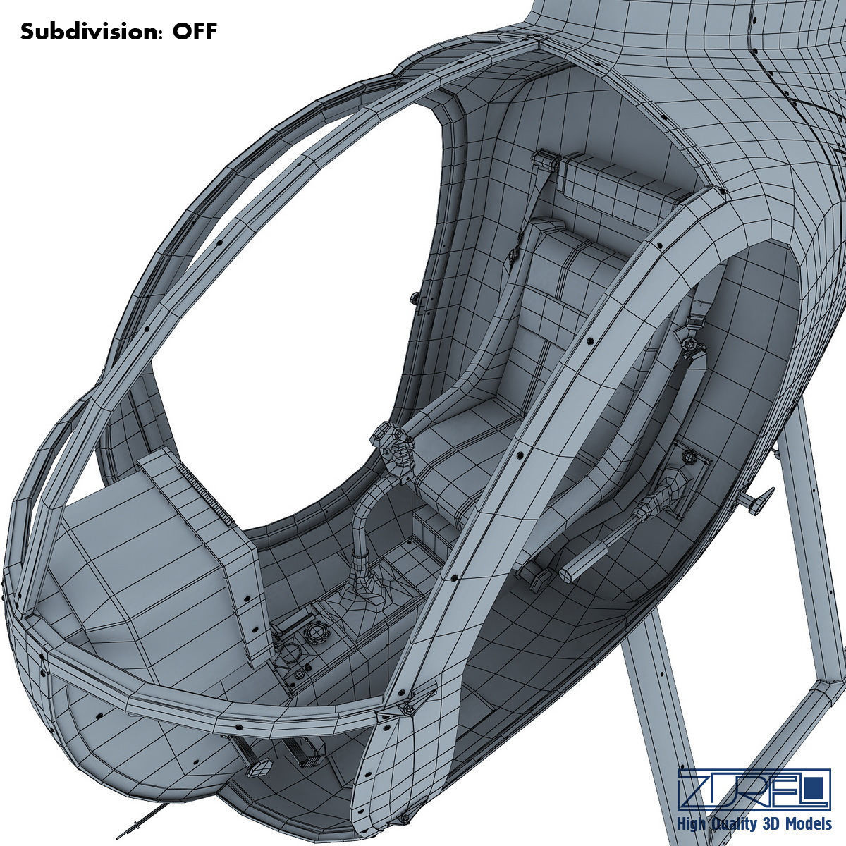 Revolution Mini-500 3D model_53