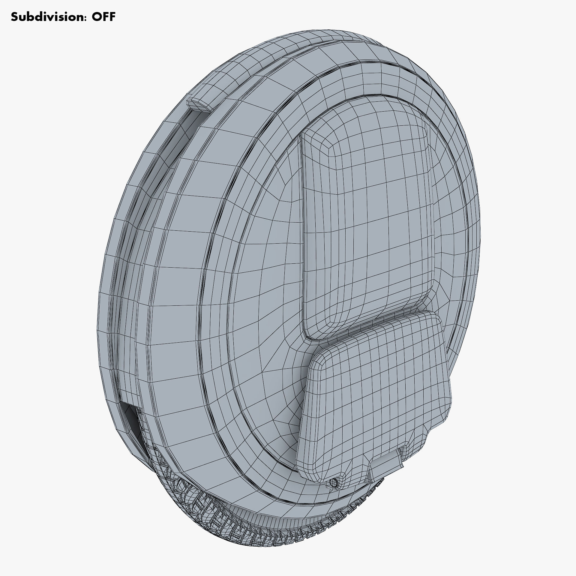 Ninebot One white 3D model_35