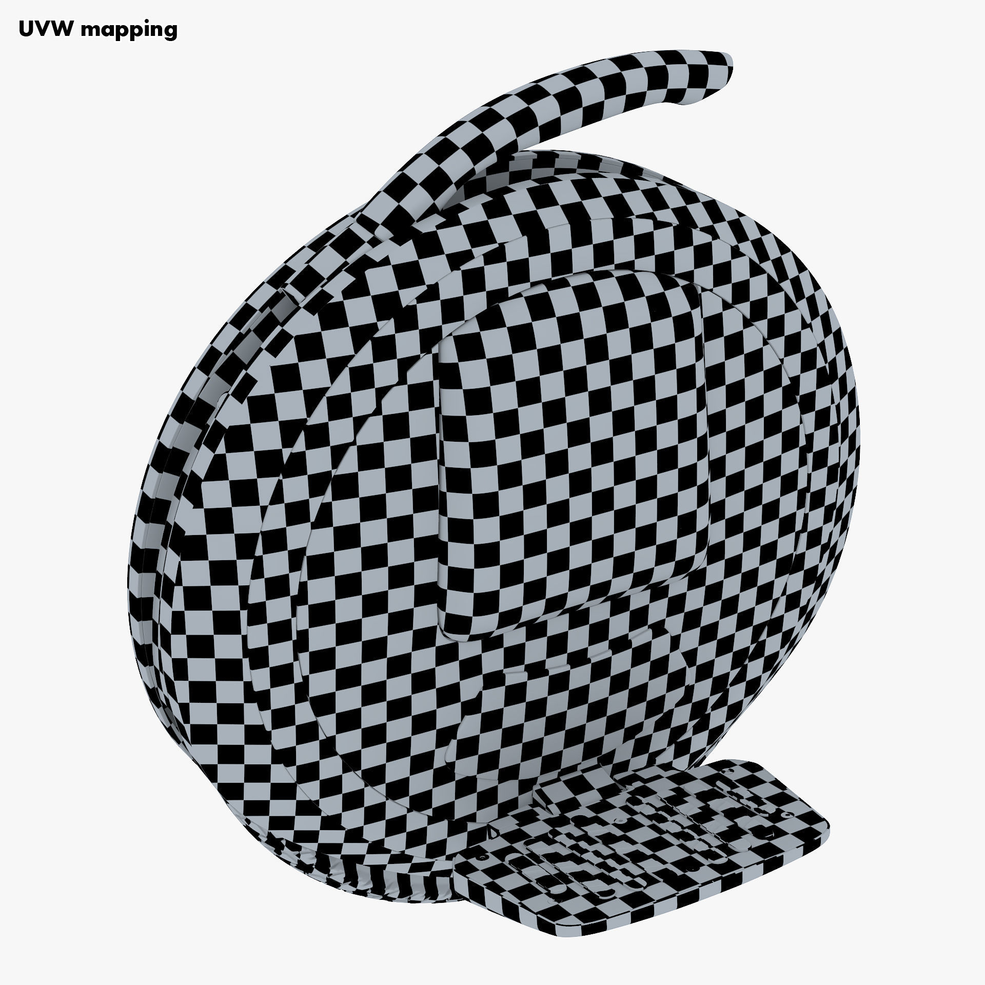 Ninebot One white 3D model_42