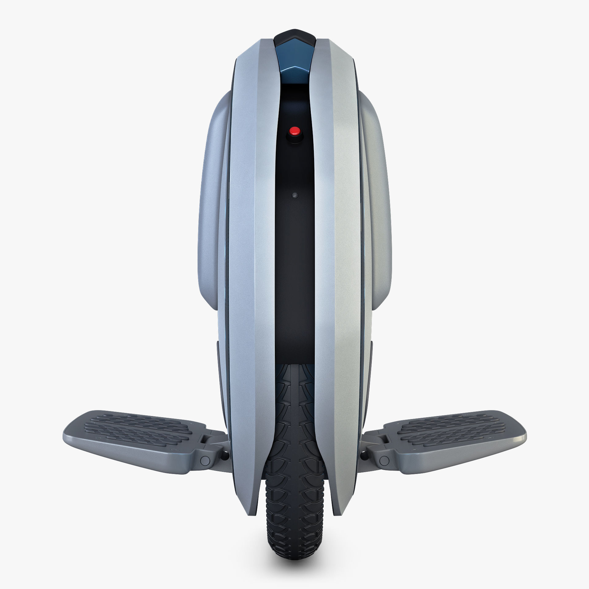 Ninebot One white 3D model_9