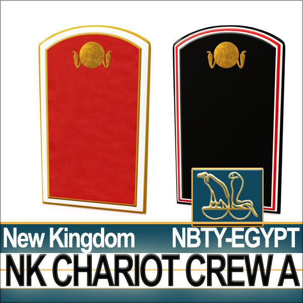Ancient Egyptian War Chariot Crew NK Props Poser Daz A 3D model_46