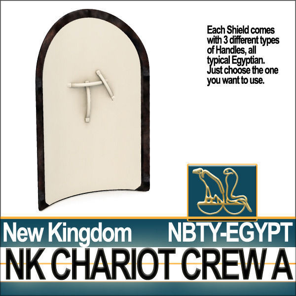 Ancient Egyptian War Chariot Crew NK Props Poser Daz A 3D model_47