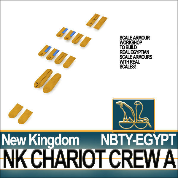 Ancient Egyptian War Chariot Crew NK Props Poser Daz A 3D model_21