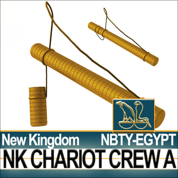 Ancient Egyptian War Chariot Crew NK Props Poser Daz A 3D model_22