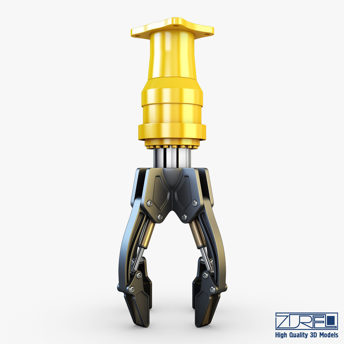 Hydraulic grab v 3 3D model_2