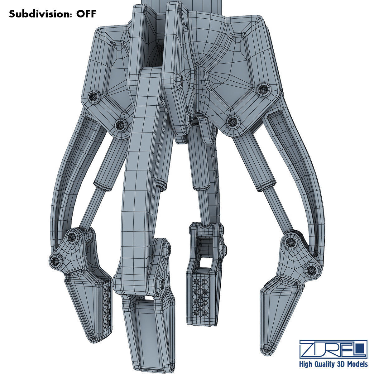 Hydraulic grab v 3 3D model_16