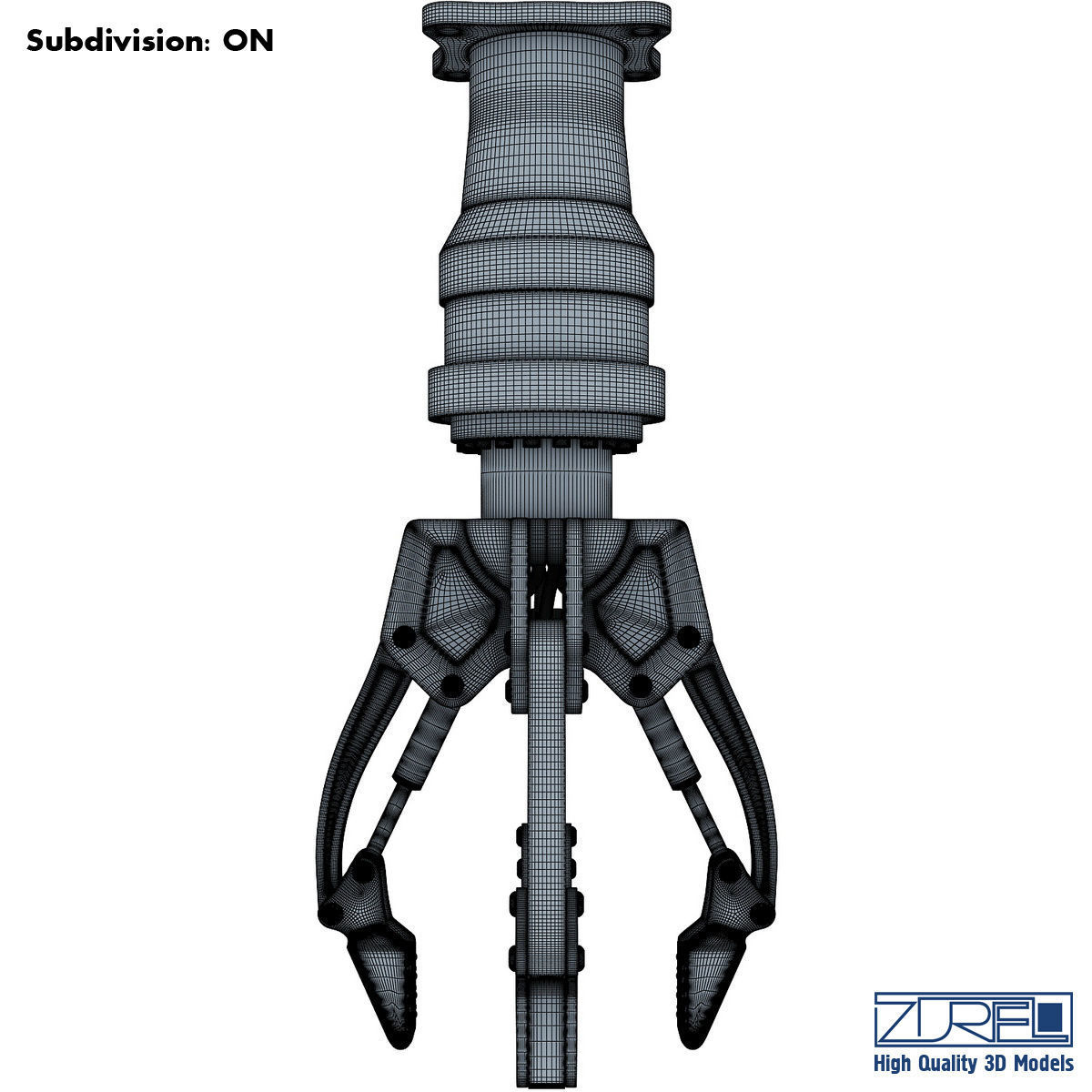 Hydraulic grab v 3 3D model_11