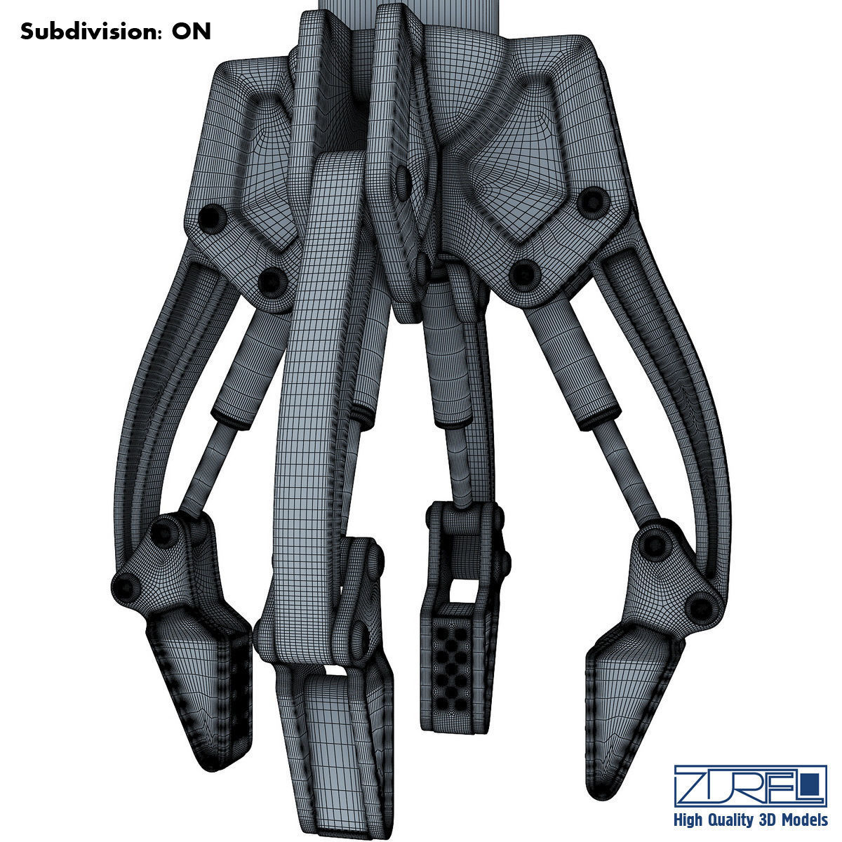Hydraulic grab v 3 3D model_15