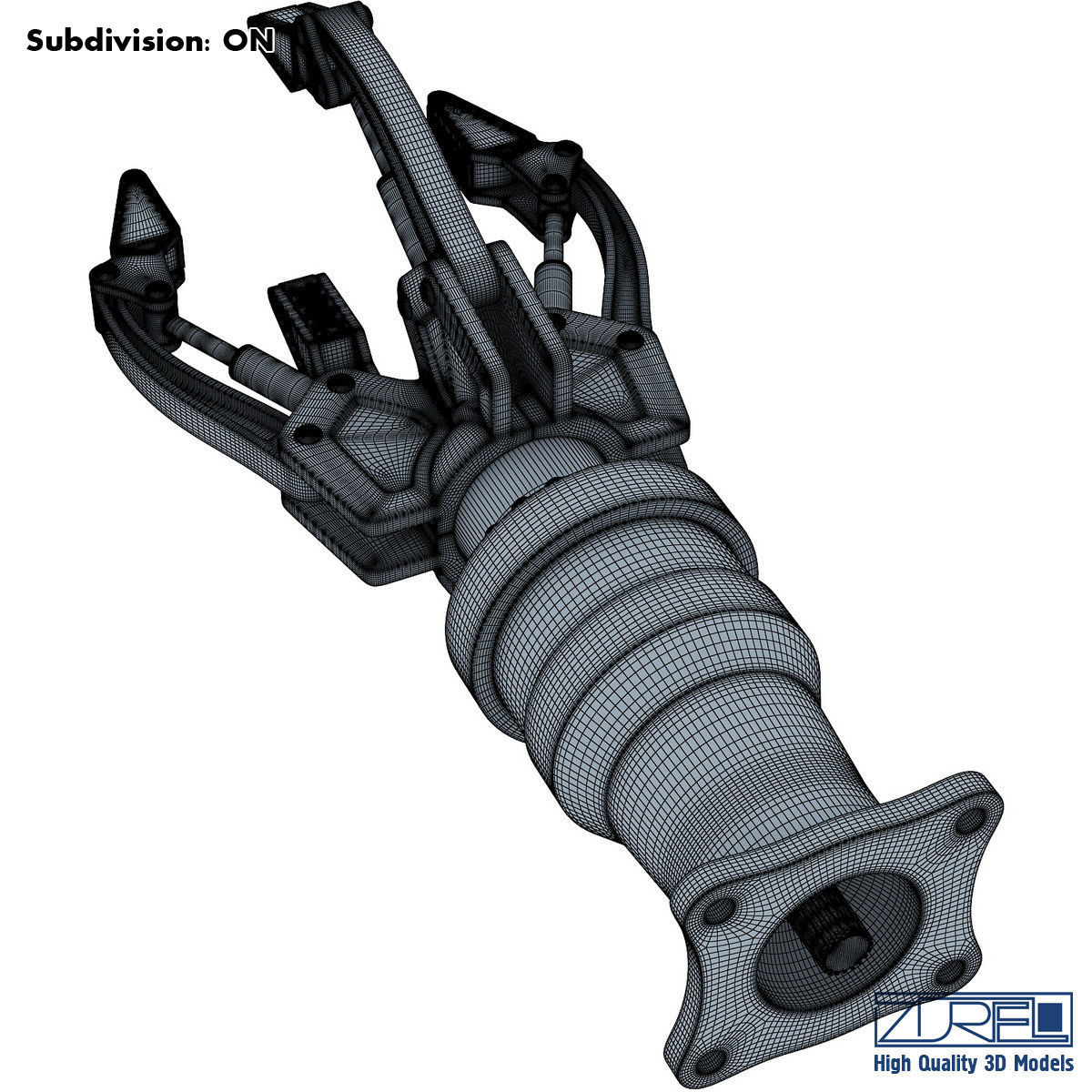 Hydraulic grab v 3 3D model_23